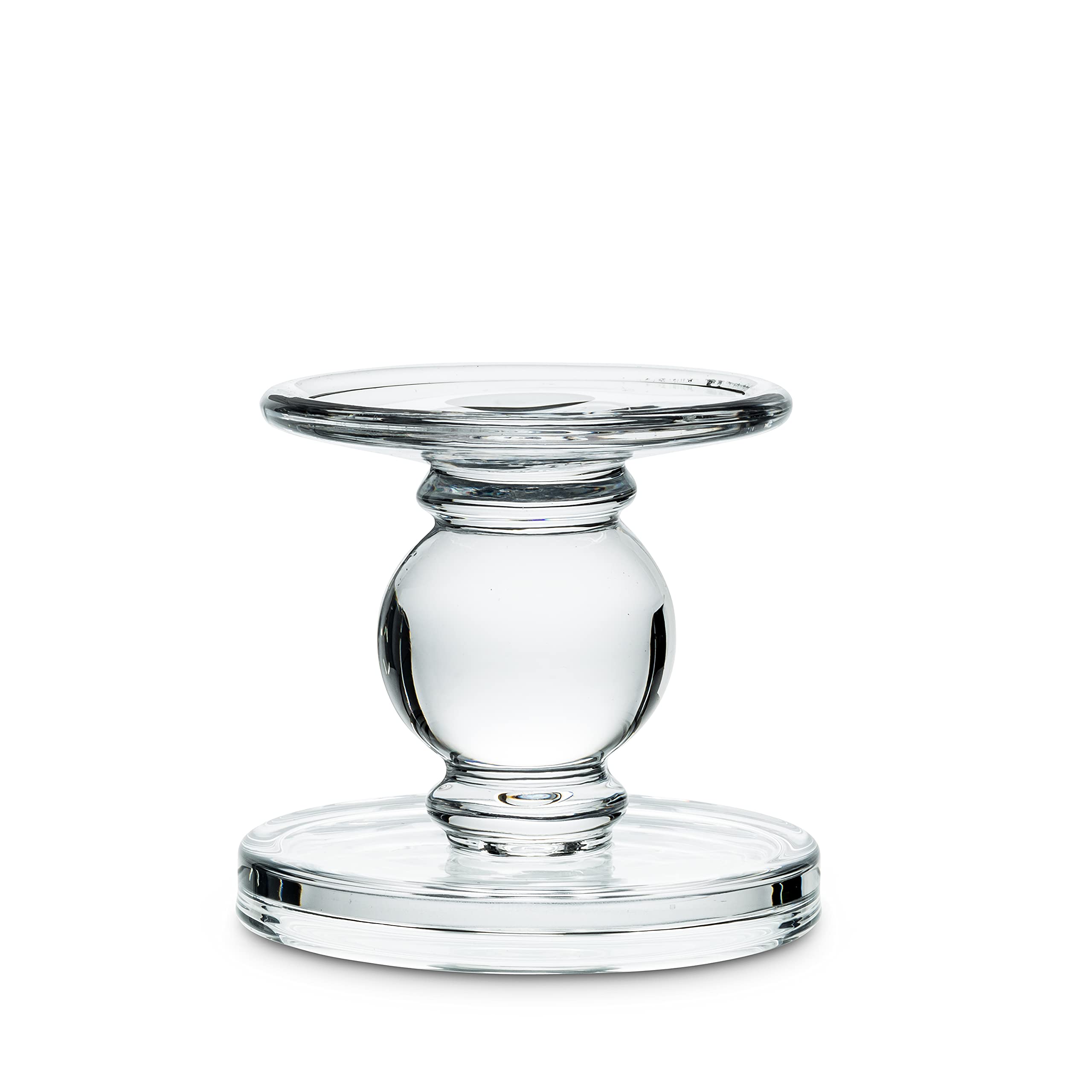 Abbott Collection 27-Jill Small Reversible Candleholder, Clear - Image 3