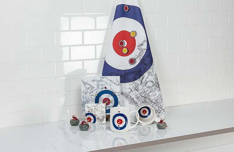 Abbott Collection Curling Rock Ornament-1.5" D - Image 3