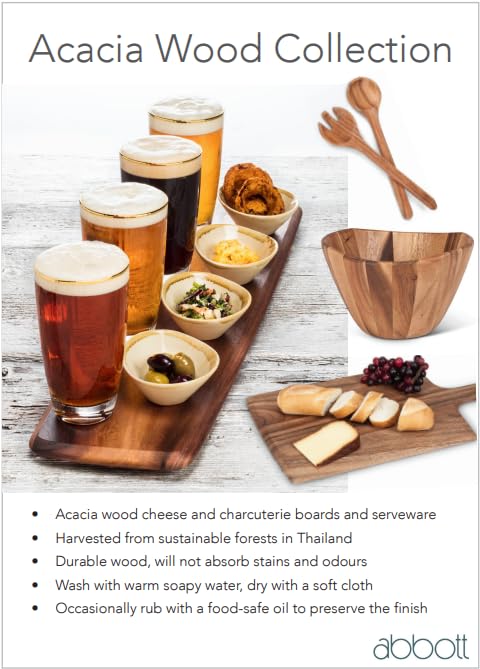 Abbott Collection 75-WOODWORK-24 Paddle Board with Groove, 6x27.5 inches L, Brown - Image 3